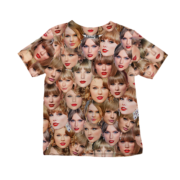 Taylor Allover Face Kids Tee