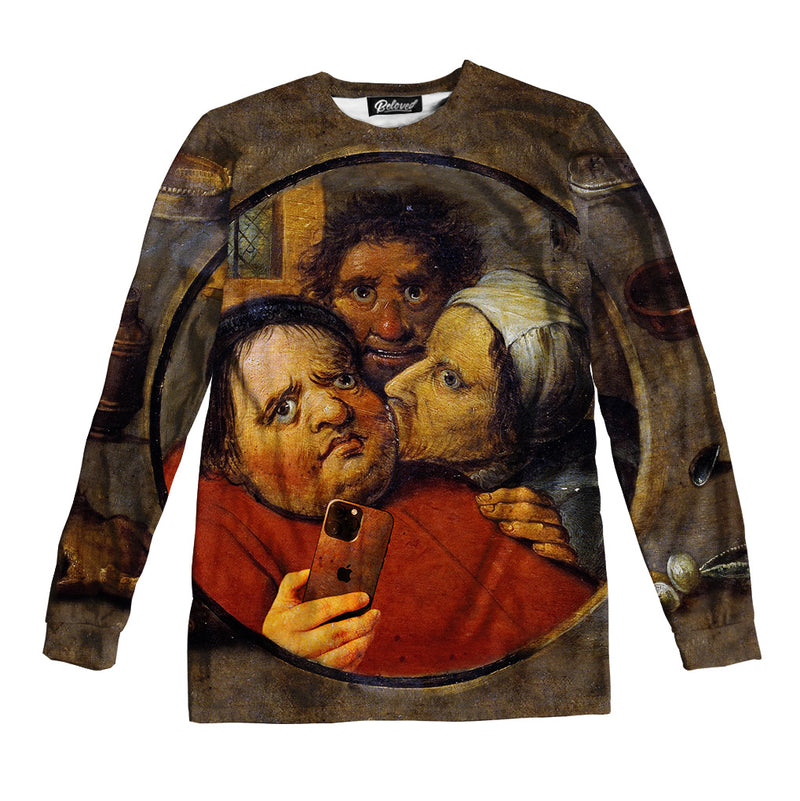 Medieval Selfie Unisex Long Sleeve Tee