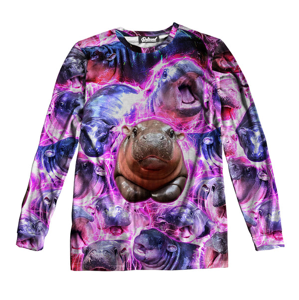 Moo Deng Unisex Long Sleeve Tee