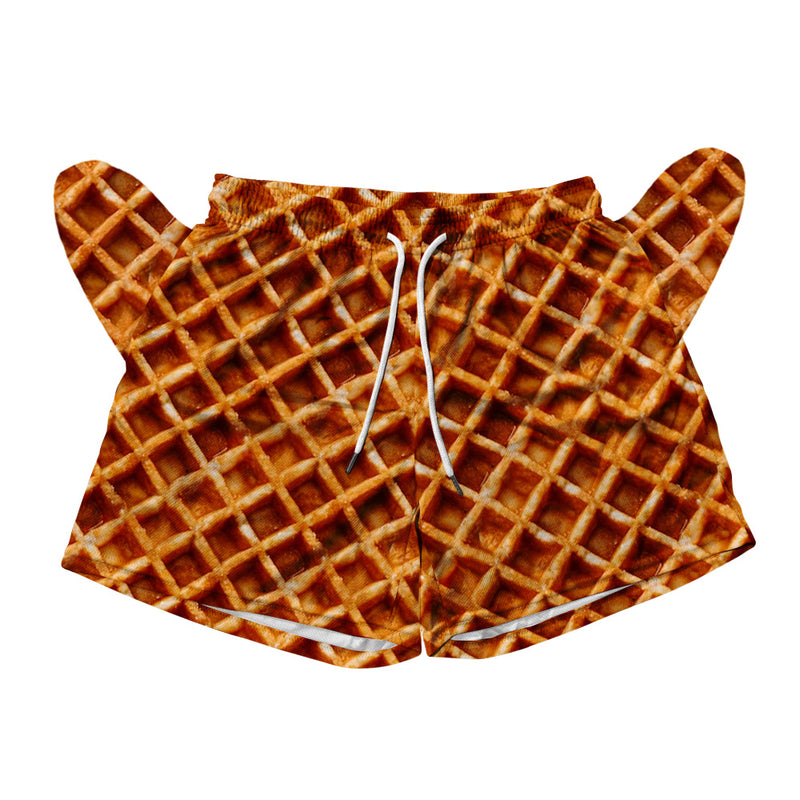 Beloved Waffle Mesh Shorts