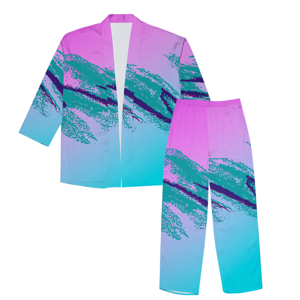 90s Swoosh Vaporwave Men's Pajama Set
