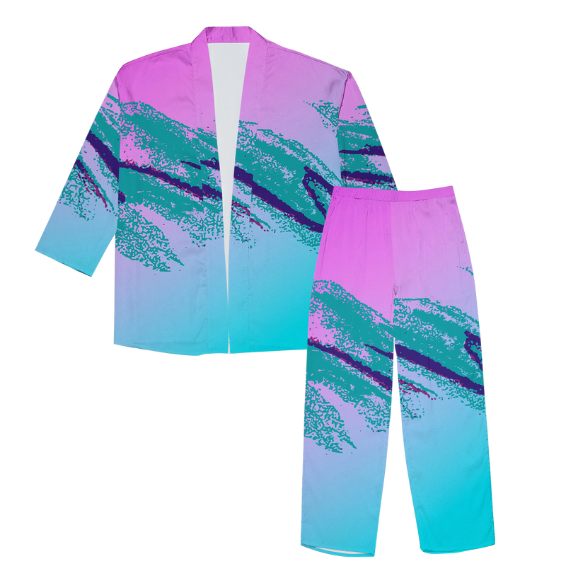 90s Swoosh Vaporwave Men's Pajama Set