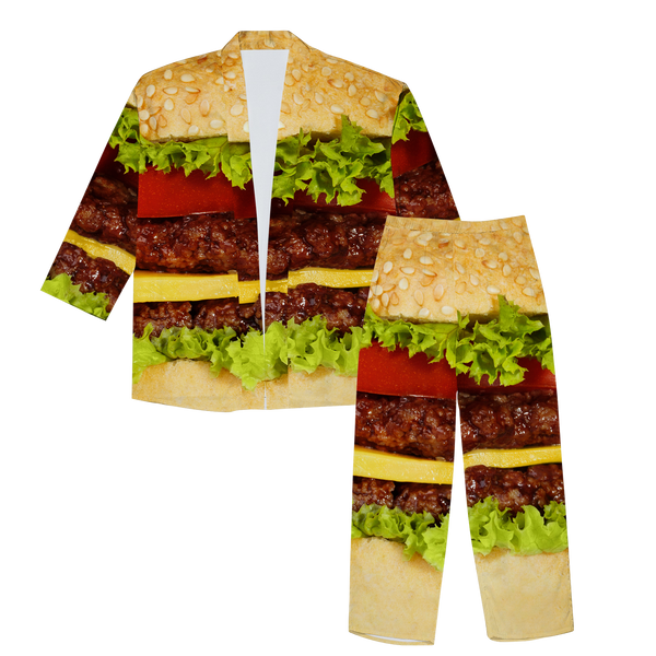 Burger Men's Pajama Set