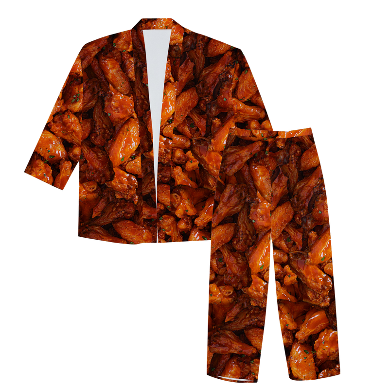 Chicken Wings Men's Pajama Set