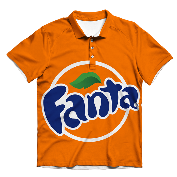 Fanta Orange Juice Men's Polo Shirt