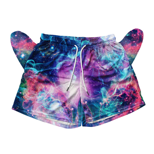 Nebula Explosion Mesh Shorts