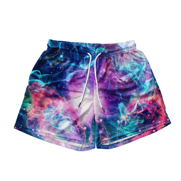Nebula Explosion Mesh Shorts