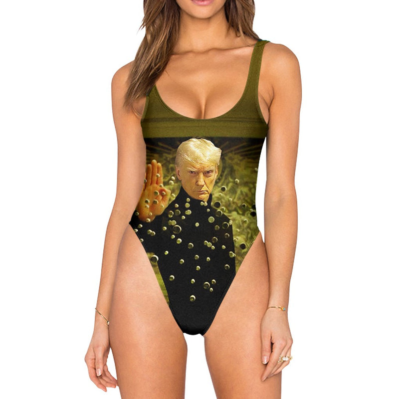 Don Stops Bullets Swimsuit - High Legged