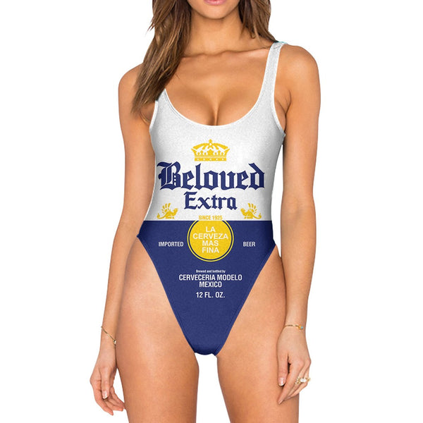 Beloved Extra Beer Swimsuit - High Legged
