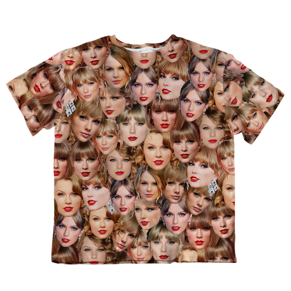 Taylor Allover Face Oversized Tee