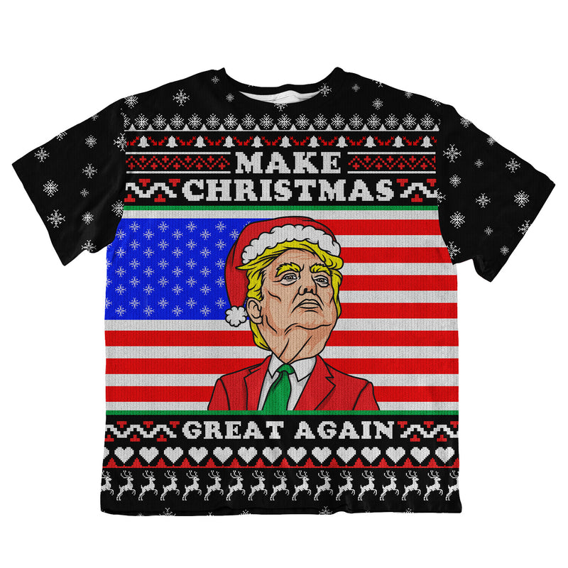 Make Christmas  Great Again  Oversized Tee