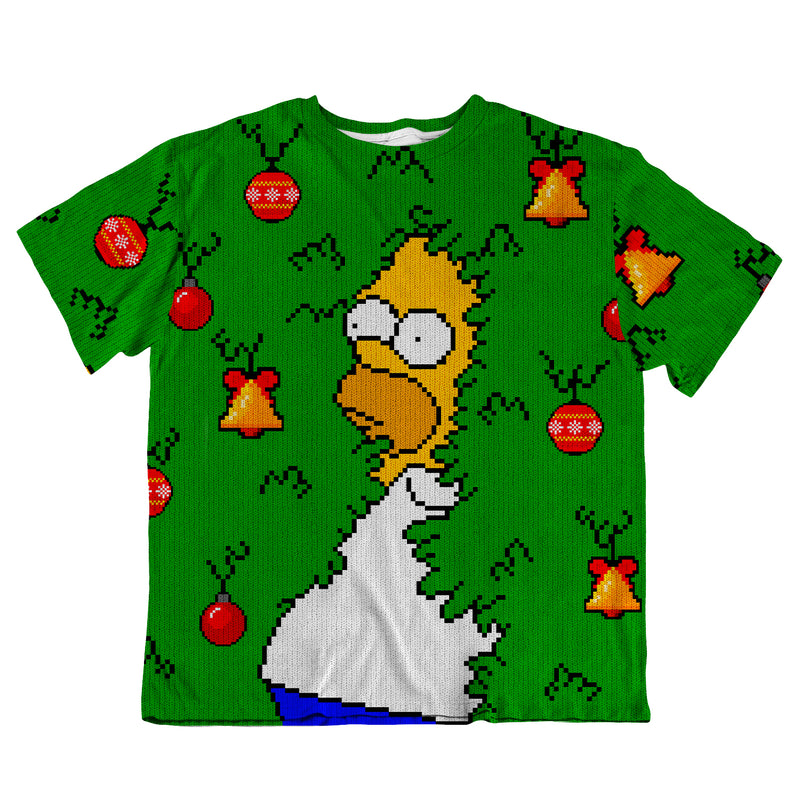 Homer Gone Christmas Oversized Tee