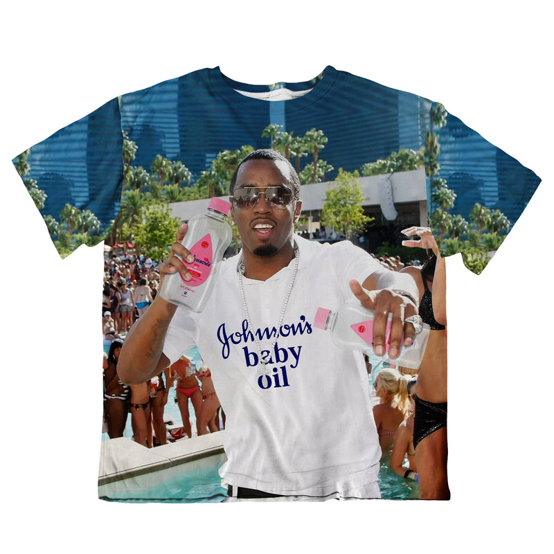 Baby Oil Party Oversized Tee