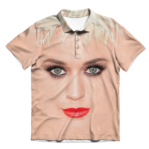 Katy Perry Face Men's Polo Shirt