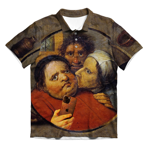 Medieval Selfie Men's Polo Shirt
