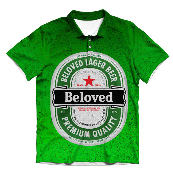 Beloved Lager Beer Men's Polo Shirt