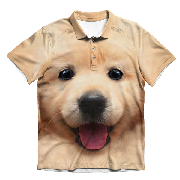 Puppy Dog Eyes Men's Polo Shirt