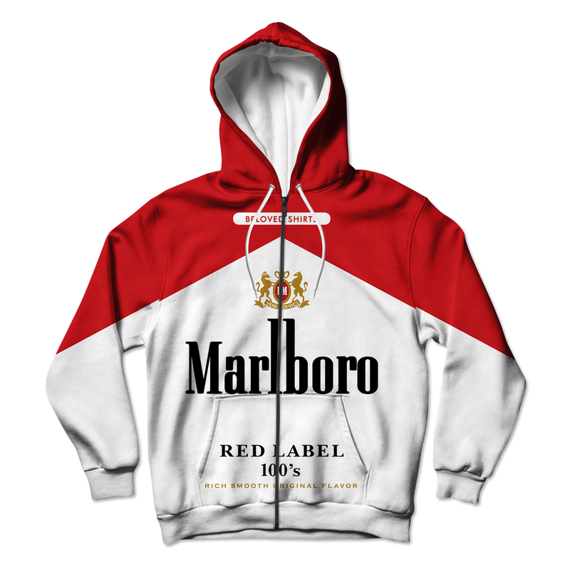 Morebro Unisex Zip Up Hoodie