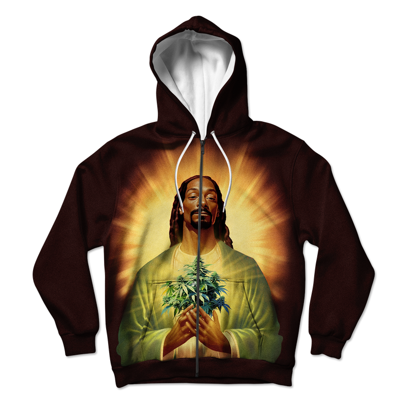 Snoop Jesus Unisex Hoodie Zip Up