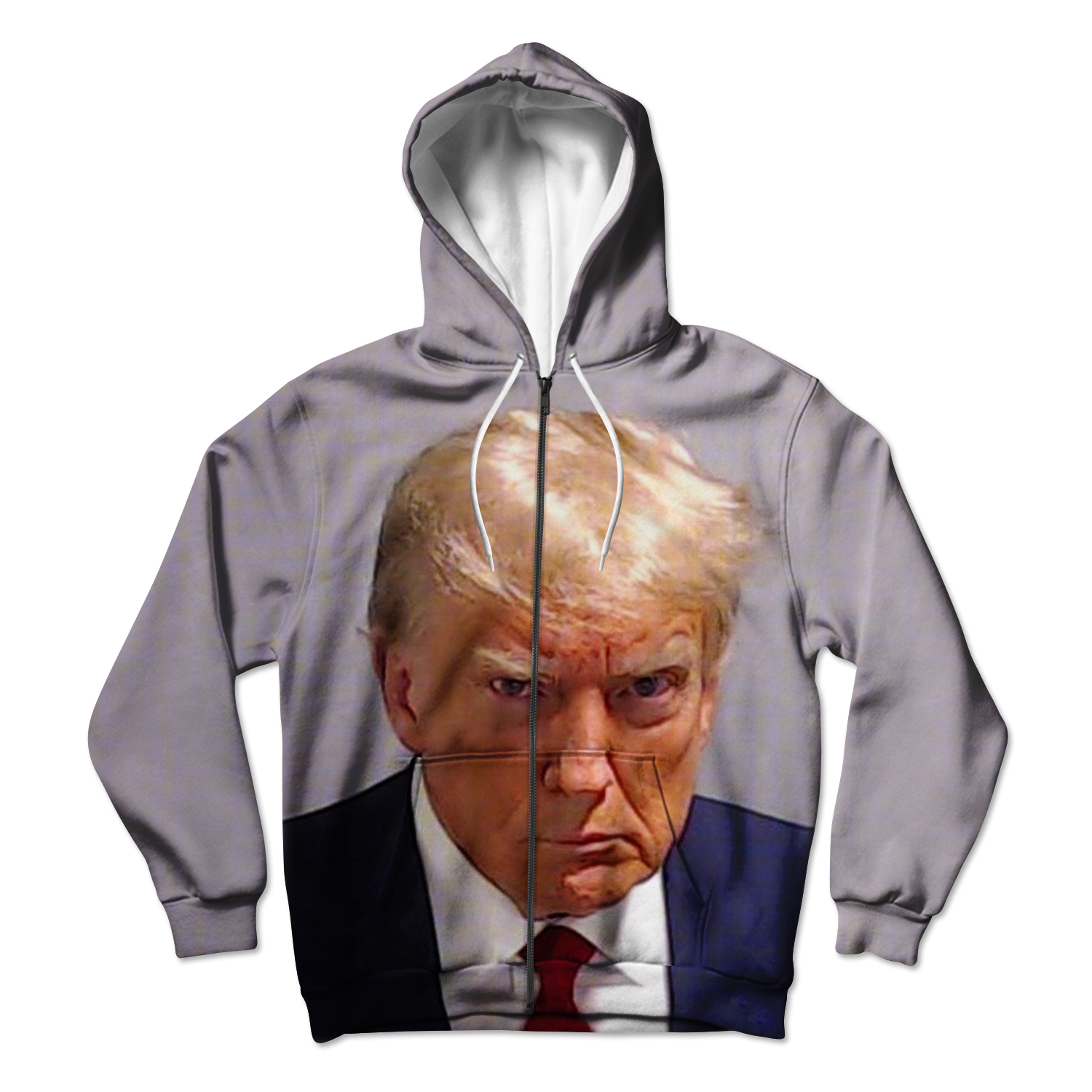 Trump Mugshot Unisex Hoodie Zipup – Beloved Shirts