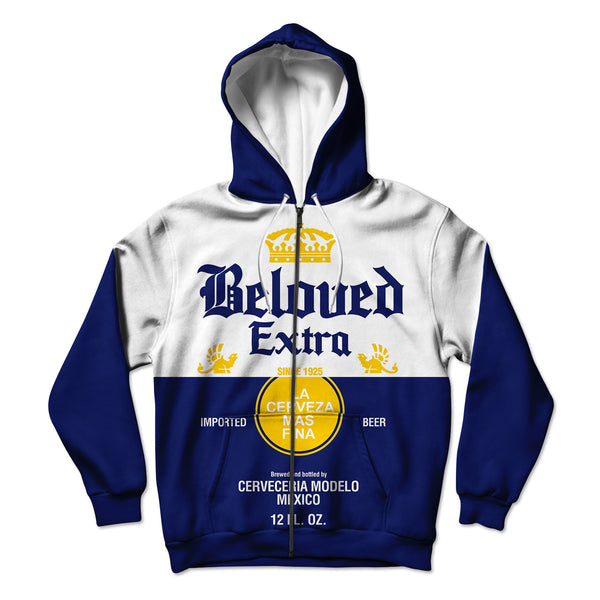 Beloved Extra Beer Unisex Hoodie Zipup