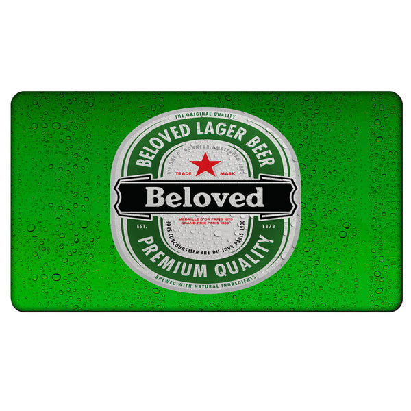 Beloved Lager Beer Door Mat
