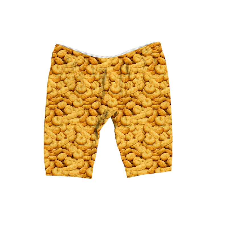 Chicken Nuggets Women's Ribbed Shorts