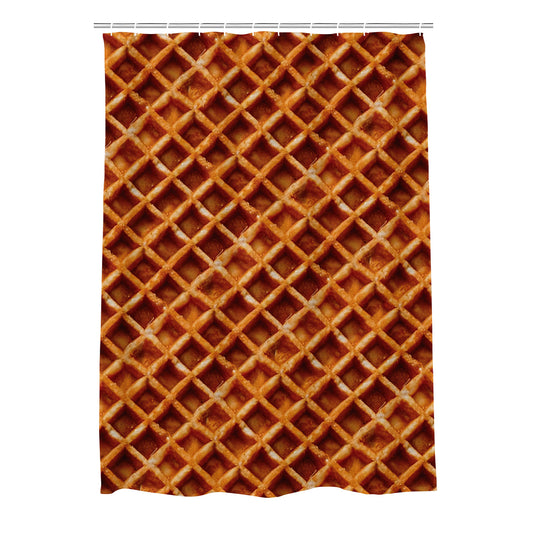 Beloved Waffle Shower Curtain