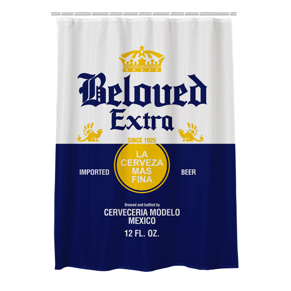 Beloved Extra Beer Shower Curtain