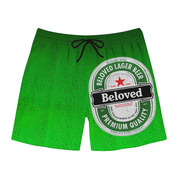 Beloved Lager Beer Swim Trunks