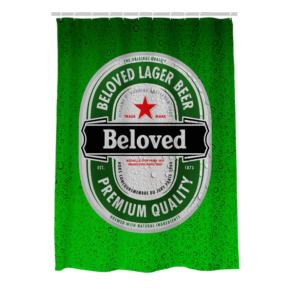 Beloved Lager Beer Shower Curtain
