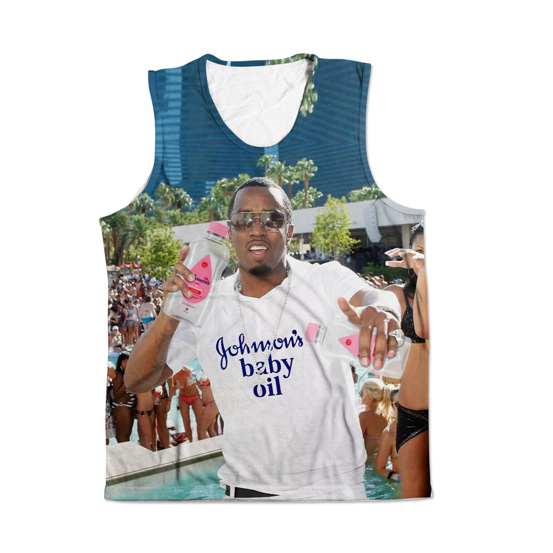 Baby Oil Party Sleeveless Tee