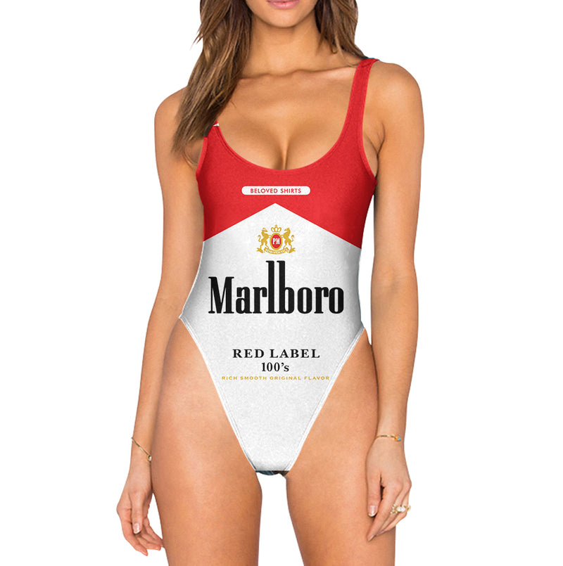 Red Label Swimsuit - High Legged