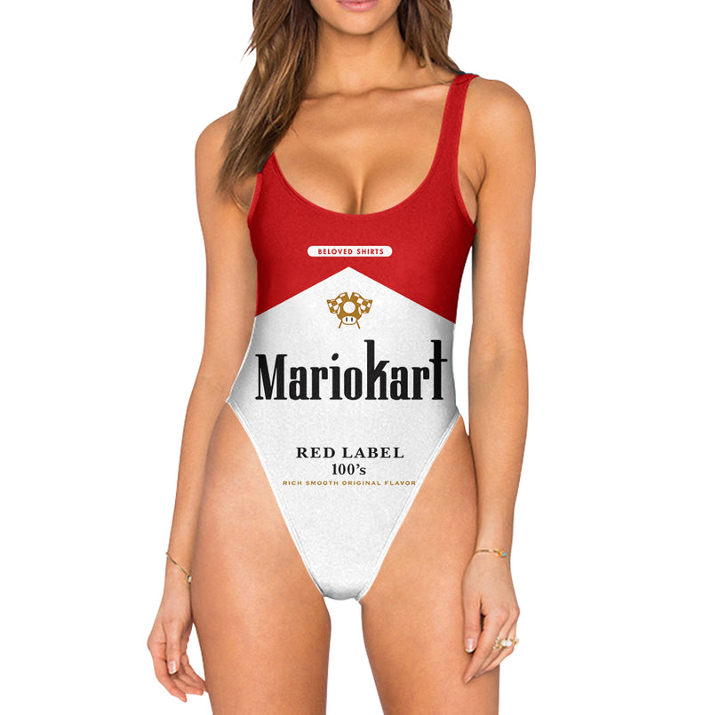 Mariokart Swimsuit - High Legged