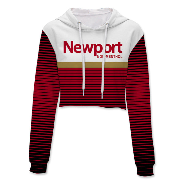 Newport Non-Menthol Crop Hoodie