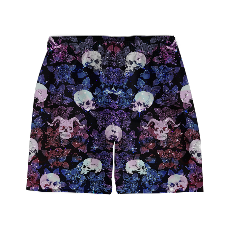 Skull and Roses Weekend Shorts