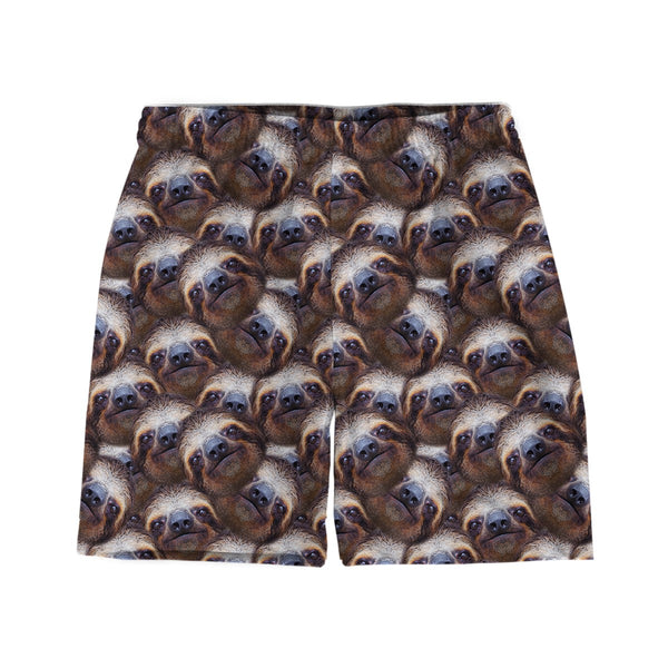 Sloth All Over Face Weekend Shorts