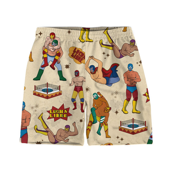 Lucha Libre Pattern Weekend Shorts