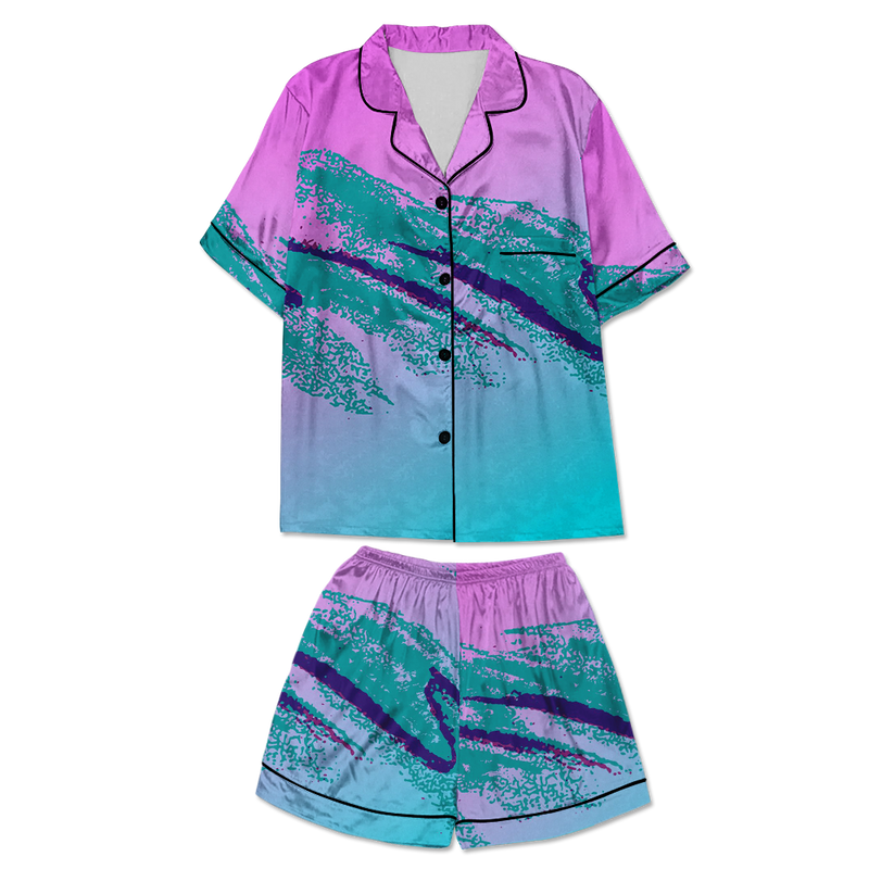 90s Swoosh Vaporwave Women's Pajama Set