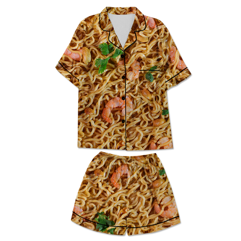 Shrimp Ramen Noodles Women's Pajama Set