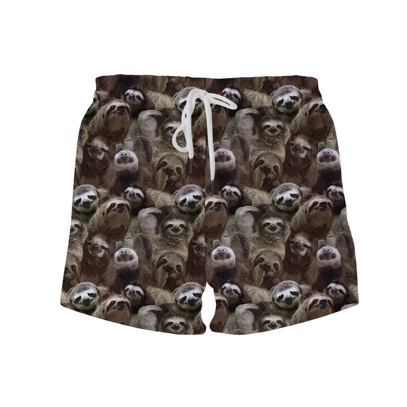 Sloth Pattern Women's Shorts