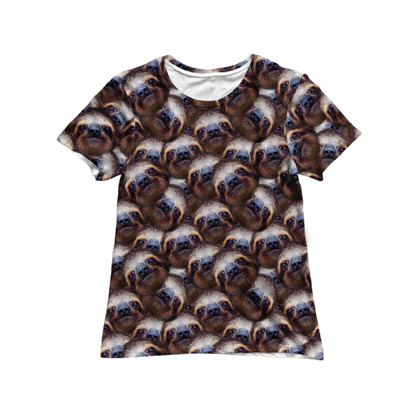 Sloth All Over Face Women's Tee