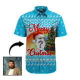 Custom Christmas Greetings Button Up