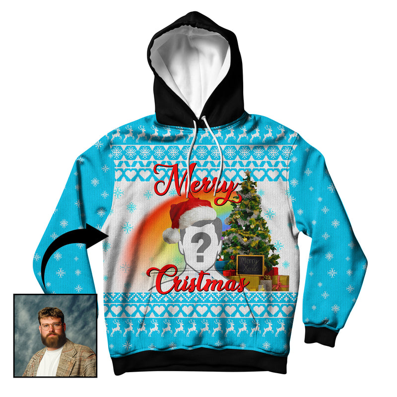 Custom Christmas Greeting Unisex Hoodie