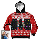 Custom Christmas Socks Unisex Hoodie