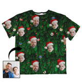 Custom Christmas Tree Oversized Tee