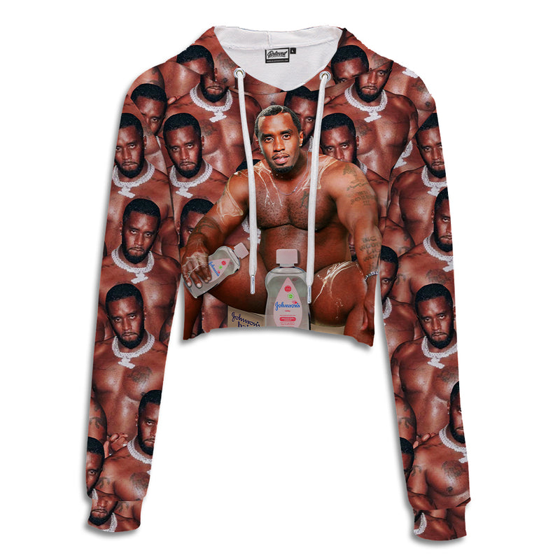 Diddy Oil Crop Hoodie