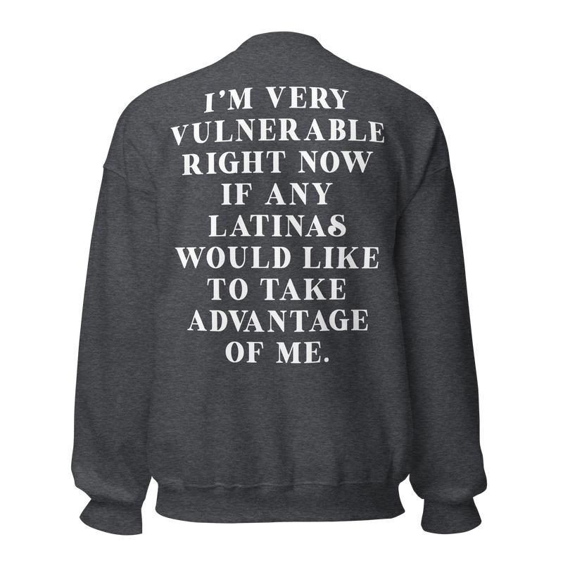 Vulnerable Man Unisex Sweatshirt