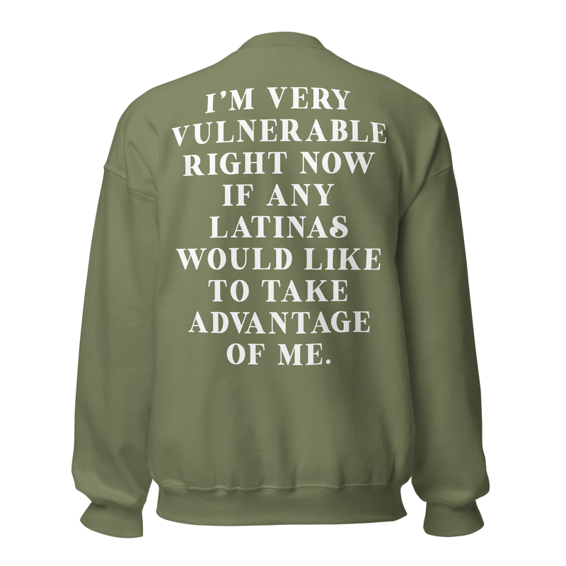 Vulnerable Man Unisex Sweatshirt