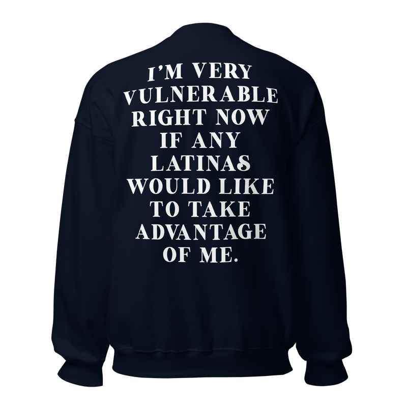 Vulnerable Man Unisex Sweatshirt